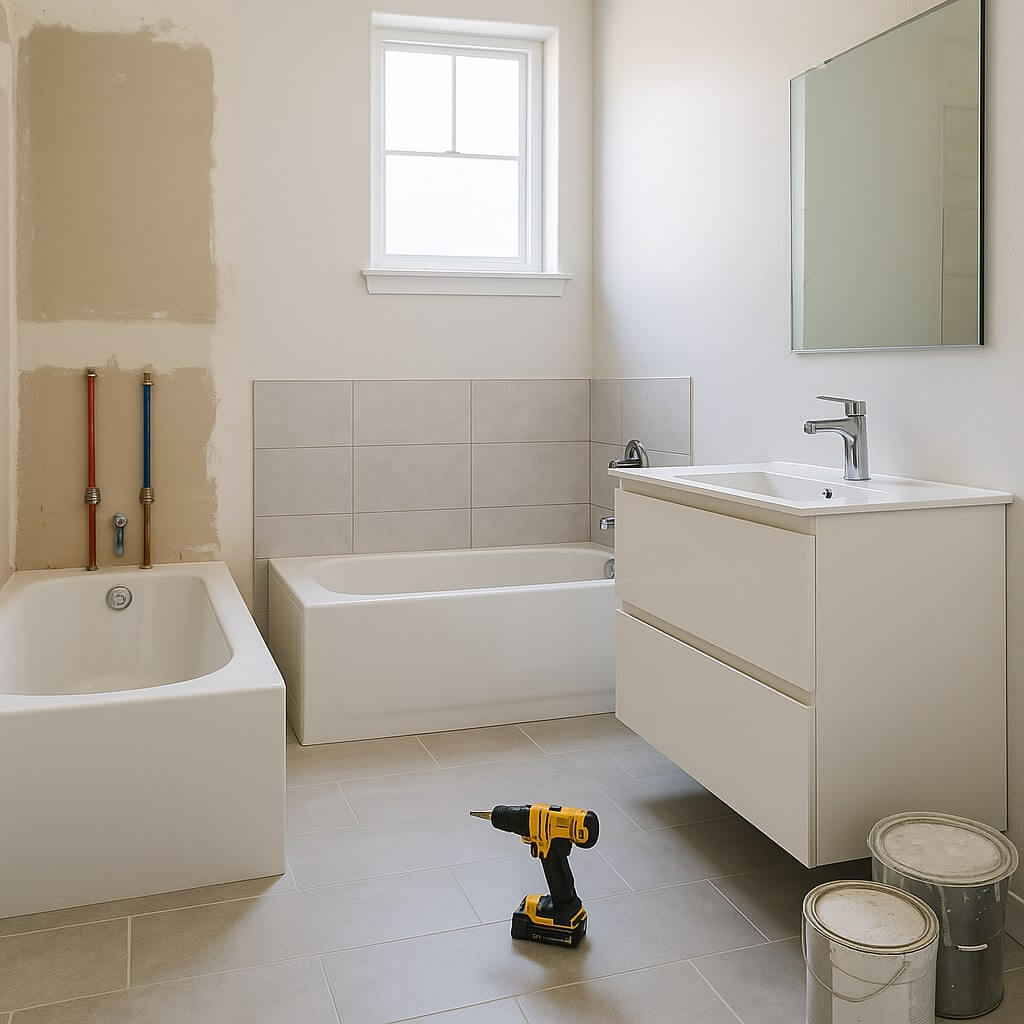 how long bathroom remodel